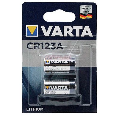 Фото - VARTA CR123A  2 BLI шт. DL123A 3V 