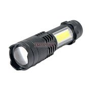 Фото - ліхтар вбуд.акум алюм COP BL-525(1812C)-XPE (+COB)  zoom, microUSB 3реж