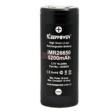 Фото - KEEPPOWER IMR26650 5200mAh 