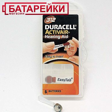 Фото - DURACELL DA  ZA 312 B6