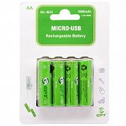 Фото - Soshine USBAA1000 Аккум R6. USB