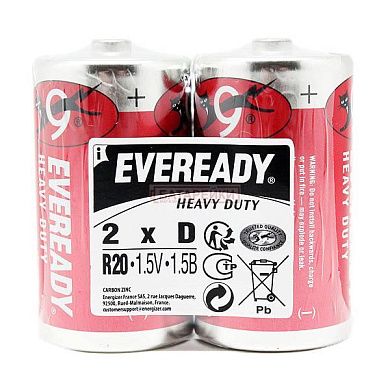 Фото - EVEREADY D R20 Heavy Duty уп. 2шт.